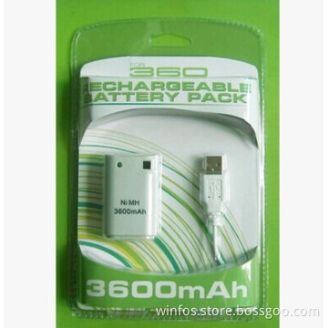 for xBox 360 3600mAh Original Rechargeable Battery Pack